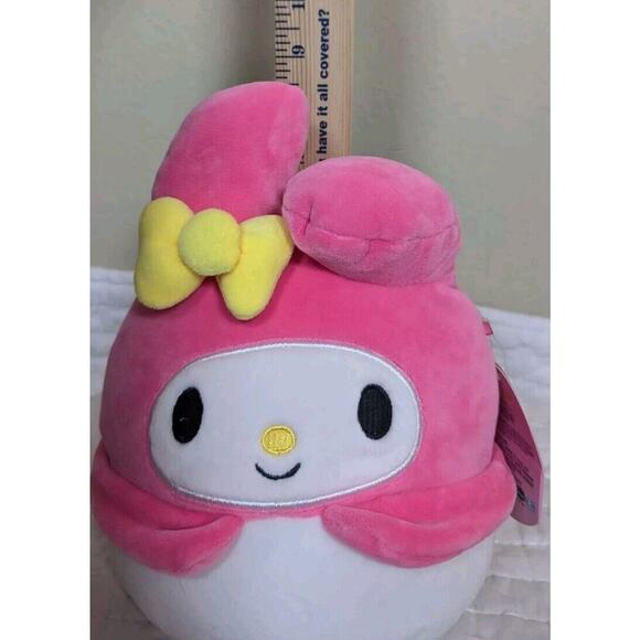 Squishmallow My Melody Pink 8.5" Inch Sanrio Hello Kitty & Friends Plush Toy - Picture 10 of 10